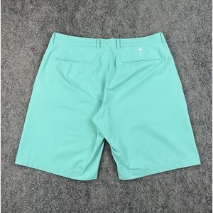 Holderness & Bourne Harwood Shorts 9" Mens 34 Seashore Blue Shell Bay Golf Club